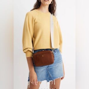 Madewell Crossbody Bag with Cream Strap NWOT